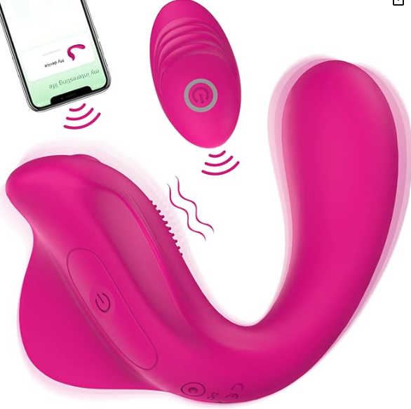 vibrador para clitris y vagina. externo e interno